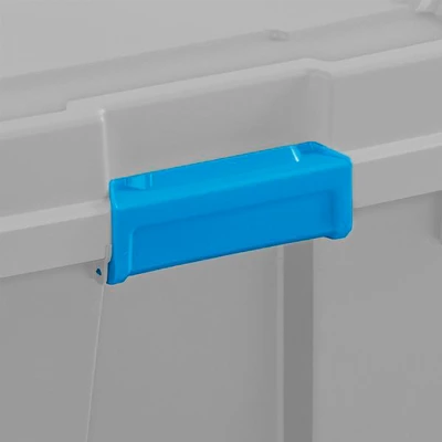 Sterilite 20 Gallon Heavy Duty Plastic Gasket Tote Stackable Storage Container Box With Lid And Latches For Home Organization, (8 Pack) 6 Sterilite 20 Gallon Heavy Duty Plastic Gasket Tote Stackable Storage Container Box With Lid And Latches For Home Organization, (8 Pack) - Image 4