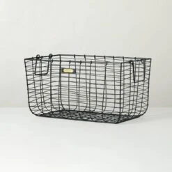 Wire Storage Basket Black - Hearth & Hand With Magnolia -Storage Basket Shop GUEST b22a1734 78e8 485f ac33 f45b9366683c