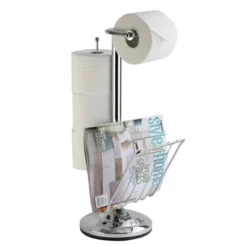 Toilet Caddy Multi Functional Toilet Tissue Dispenser And Organizer Chrome - Better Living Products -Storage Basket Shop GUEST b29d3514 fbe6 46b0 9d74 51b0b348c257