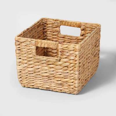 Woven Water Hyacinth Milk Crate - Brightroom™ 7 Woven Water Hyacinth Milk Crate - Brightroom™ - Image 5