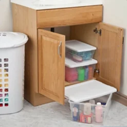 Sterilite 16 Qt Clear Plastic Secure Latching Storage Containers, 12 Pack & 6 Quart Lidded Storage Tote For Home And Office Organization, 24 Pack 11 Sterilite 16 Qt Clear Plastic Secure Latching Storage Containers, 12 Pack & 6 Quart Lidded Storage Tote For Home And Office Organization, 24 Pack -Storage Basket Shop GUEST b599a8a1 fe1e 4547 90ba ca69cfbf69f9