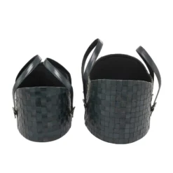 Set Of 2 Storage Baskets Black - Olivia & May -Storage Basket Shop GUEST b72d8534 372d 4511 ba71 aae3434be419