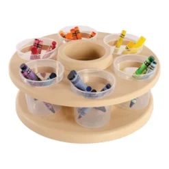 Kaplan Early Learning Spinning Tabletop Art Storage -Storage Basket Shop GUEST b81becbe badb 44e5 8a11 5386eb958009