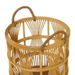 Set Of 3 Wood Baskets Brown - Olivia & May -Storage Basket Shop GUEST b8774a0f 8827 4652 9663 13bd5addc6dc