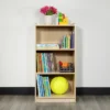 Flash Furniture Wooden 3 Section School Classroom Storage Cabinet For Commercial Or Home Use - Safe, Kid Friendly Design - 36"H (Natural) -Storage Basket Shop GUEST b920d8c6 0e9e 46d7 bf5e 72e5bb16b592