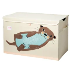 3 Sprouts Collapsible Multipurpose Toy Chest Lidded Storage Organizer Bin For Kids And Toddler Playroom Or Bedroom -Storage Basket Shop GUEST bb9fee80 61db 4ec5 8c24 8bbcb3f6601e