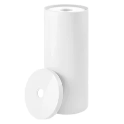 MDesign Toilet Tissue Roll Holder Canister Stand, Stores 3 Rolls, 2 Pack -Storage Basket Shop GUEST be281438 6d07 4f3a 9c22 d385f3ad87ce