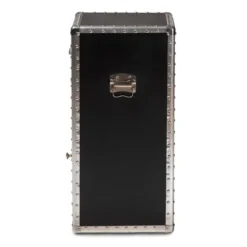 Cosette Metal Floral Accent Cabinet Silver - Baxton Studio -Storage Basket Shop GUEST bf55f6e6 da3a 43d9 882c abe6a755657c