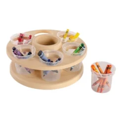 Kaplan Early Learning Spinning Tabletop Art Storage -Storage Basket Shop GUEST c0734c13 a457 4049 a2d7 7be88732bb93