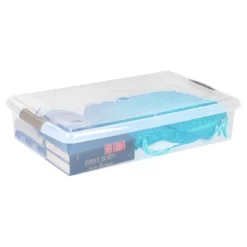 IRIS 40qt Underbed Plastic Storage Container With Lid And Durable Buckles Clear 11 IRIS 40qt Underbed Plastic Storage Container With Lid And Durable Buckles Clear -Storage Basket Shop GUEST c10940ae 04fa 415a a763 ba3e5ad6f509