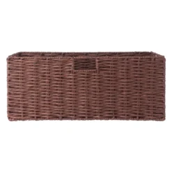 3pc Tessa Woven Rope 2 Small And 1 Large Basket Set Walnut - Winsome -Storage Basket Shop GUEST c4899895 cea7 496d 9179 4e7670d4a190
