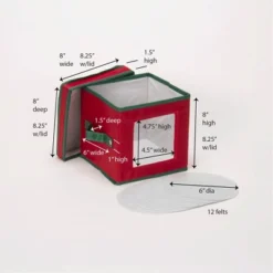 Household Essentials Dessert Plate Chest Red -Storage Basket Shop GUEST c6f4e215 d604 4d91 878f 146aba3c12a9