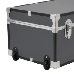 Seward Trunk 30" Paper Line Wheels Gray -Storage Basket Shop GUEST c955c77c c613 48a6 b382 d3ff63b4391d