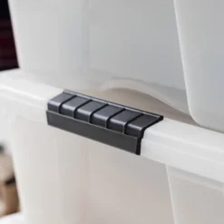 IRIS USA Plastic Storage Bin With Lid And Secure Latching Buckles -Storage Basket Shop GUEST c9ed6482 b01b 4d51 96b6 23ebd47d2946