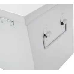 Mind Reader First Aid Storage Box With Handles, White -Storage Basket Shop GUEST cac3f254 5443 43f2 8294 66b23f3468aa