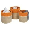 Honey-Can-Do Set Of 3 Paper Straw Baskets Sherbet And White -Storage Basket Shop GUEST cb166751 3d90 486f bc69 b028a2369861