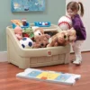Step2 2-in-1 Toy Box - Tan -Storage Basket Shop GUEST cb724fa3 82ca 486b 80fd e40a633ae070