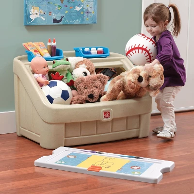 Step2 2-in-1 Toy Box - Tan 3 Step2 2-in-1 Toy Box - Tan