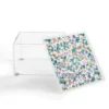 Ninola Design Daisies Spring Bloom 4" X 4" Acrylic Box - Deny Designs -Storage Basket Shop GUEST cb80c4f2 4283 486e 8e8e 78e2ebca5af9