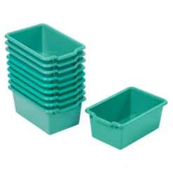 ECR4Kids Storage Bins With Scoop Front Handles - Cubby Compatible - 10-Pack -Storage Basket Shop GUEST cd6f7494 7e67 42b8 b18f 96290f08f601