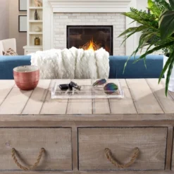 Hastings Home Decorative Acrylic Catchall Tray For Bedroom, Bathroom, And Office Storage - Clear -Storage Basket Shop GUEST ced62793 eb98 4f90 8e34 8fcac935cba6