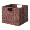 3pc Tessa Woven Rope 2 Small And 1 Large Basket Set Walnut - Winsome -Storage Basket Shop GUEST cf20fc01 abb5 4e71 a8c1 aed6f5dd0ee1