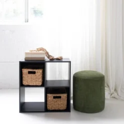 23.82" Langdrew 4 Cube Organizer Black - Signature Design By Ashley -Storage Basket Shop GUEST d30fa178 2e32 45df bc47 541680292d89