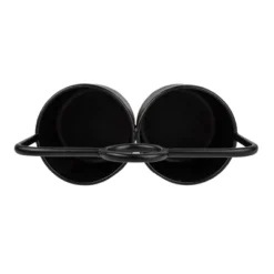 O-Handle Utensil Caddy Black Metal - Foreside Home & Garden -Storage Basket Shop GUEST d40df67d 35c0 4c81 aba2 0d7b8048e091