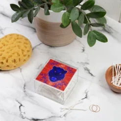 Caroline Okun Bengal Tiger Blue 4" X 4" Acrylic Box - Deny Designs 7 Caroline Okun Bengal Tiger Blue 4" X 4" Acrylic Box - Deny Designs -Storage Basket Shop GUEST d4309ab1 513d 46f7 820f f5a77b8c2d2d