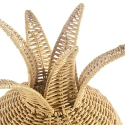 Kaplan Early Learning Pineapple Washable Wicker Floor Basket -Storage Basket Shop GUEST d5449c6b 4c0f 4256 8b94 7334e8bcf4ab