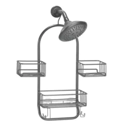 MDesign Metal Large Bath Tub & Shower Caddy, Hanging Storage Organizer 23 MDesign Metal Large Bath Tub & Shower Caddy, Hanging Storage Organizer -Storage Basket Shop GUEST d54980d2 1219 49be 91f6 fa043cb9b9e6