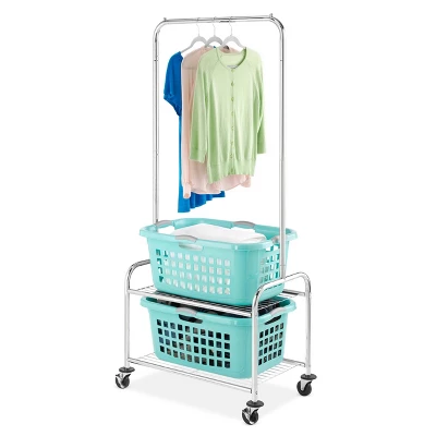 Whitmor Commercial Laundry Butler White 3 Whitmor Commercial Laundry Butler White