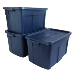 Rubbermaid Roughneck Tote 31 Gallon Stackable Storage Container W/ Stay Tight Lid & Easy Carry Handles, 3 Pack 12 Rubbermaid Roughneck Tote 31 Gallon Stackable Storage Container W/ Stay Tight Lid & Easy Carry Handles, 3 Pack -Storage Basket Shop GUEST d6f66251 87bd 4f68 84b6 bfbb70ca9c2d