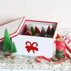 Household Essentials Large Holiday Storage Box Red -Storage Basket Shop GUEST d973d492 5625 48e5 899e 4ac523fda25f