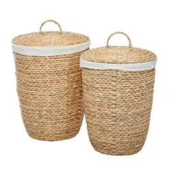 Set Of 2 Sea Grass Storage Baskets Natural - Olivia & May -Storage Basket Shop GUEST dad81c2d c698 4245 a013 fe1426c23632