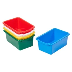 Educator Direct Scoop Front Multipurpose Storage Bins, Cubby Compatible, 5-Piece -Storage Basket Shop GUEST dbd17b49 8ee9 4763 9b20 dca7e0e71dd6