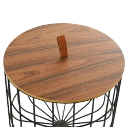 Set Of 2 Metal Storage Baskets Brown - Olivia & May -Storage Basket Shop GUEST dbfee545 9318 4212 a982 5880663497b5