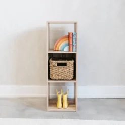 35.43" Piperton 3 Cube Organizer Natural - Signature Design By Ashley -Storage Basket Shop GUEST ddfecea9 0a68 4180 b4bb b657ff92a01b