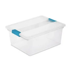 Sterilite 64 Qt Latching Box Large Stackable Clear Plastic Storage Totes, 6 Pack & Deep Clip Container Bins For Organization And Storage, 4 Pack 8 Sterilite 64 Qt Latching Box Large Stackable Clear Plastic Storage Totes, 6 Pack & Deep Clip Container Bins For Organization And Storage, 4 Pack -Storage Basket Shop GUEST de7aa6b2 dcfc 4d6d bad9 dd710a4d9186