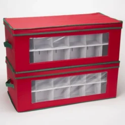 Household Essentials 36 Pocket Ornament Chest Red 18 Household Essentials 36 Pocket Ornament Chest Red -Storage Basket Shop GUEST df170cb7 38ce 493c 85bd ae33fc289360