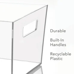 Nate Home By Nate Berkus Plastic Storage Bin For Pantry -Storage Basket Shop GUEST e07cdaa3 69cf 437c b114 8b51b1cc072d