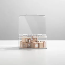 MDesign Plastic Stackable Toy Storage Bin Box With Lid, 8 Pack - Clear -Storage Basket Shop GUEST e2127819 5ced 48d2 8ffb a757c1c40e5b