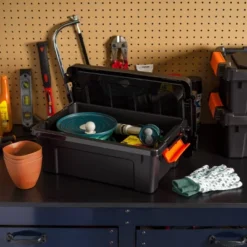 IRIS Heavy Duty Plastic Storage Bin With Durable Lid -Storage Basket Shop GUEST e22e738a 7507 48c2 99f0 0922238e4005