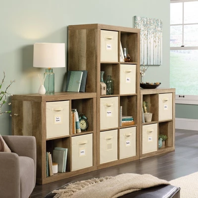 Stow Away 8 Cube Organizer Lintel Oak - Sauder 4 Stow Away 8 Cube Organizer Lintel Oak - Sauder - Image 2