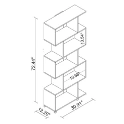 Petrolina Z-Shelf - Manhattan Comfort -Storage Basket Shop GUEST e4743fdd 58c0 4481 836c 36b08729e93a