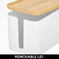 MDesign Cable Management Box - Organizer For Cords -Storage Basket Shop GUEST e47f58d6 0801 4a6a 805d 8ba2a76f6bfb