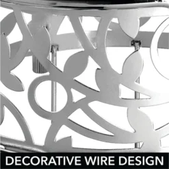 MDesign Metal Toilet Paper Holder Stand - Storage For 3 Rolls -Storage Basket Shop GUEST ea54ade4 5674 4a17 a654 e2d4532ddc54