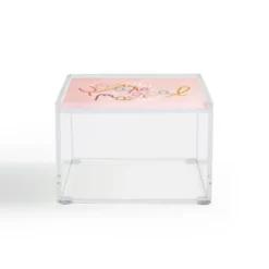 Hello Twiggs You Are So Magical 4" X 4" Acrylic Box - Deny Designs -Storage Basket Shop GUEST ea98084b b7d2 4715 a878 74dd9b89ee44
