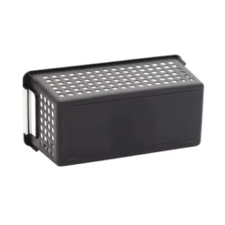 Farmlyn Creek 4 Pack Small Plastic Storage Baskets Bins With Handles For Bathroom, Laundry Room & Closet Organization, Black -Storage Basket Shop GUEST eab65a15 75f9 4d0f bdfd b5bebe635e48