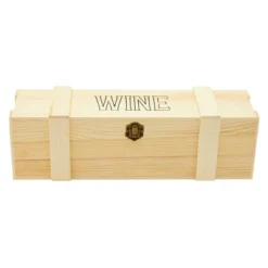 Bright Creations Wood Single Bottle Wine Gift Box, Pinewood Wooden Wine Crate Storage Case With Clasp For Birthday, Wedding, Housewarming 17 Bright Creations Wood Single Bottle Wine Gift Box, Pinewood Wooden Wine Crate Storage Case With Clasp For Birthday, Wedding, Housewarming -Storage Basket Shop GUEST ecbf5d4d ccef 422e 80f1 d1ec3de71919